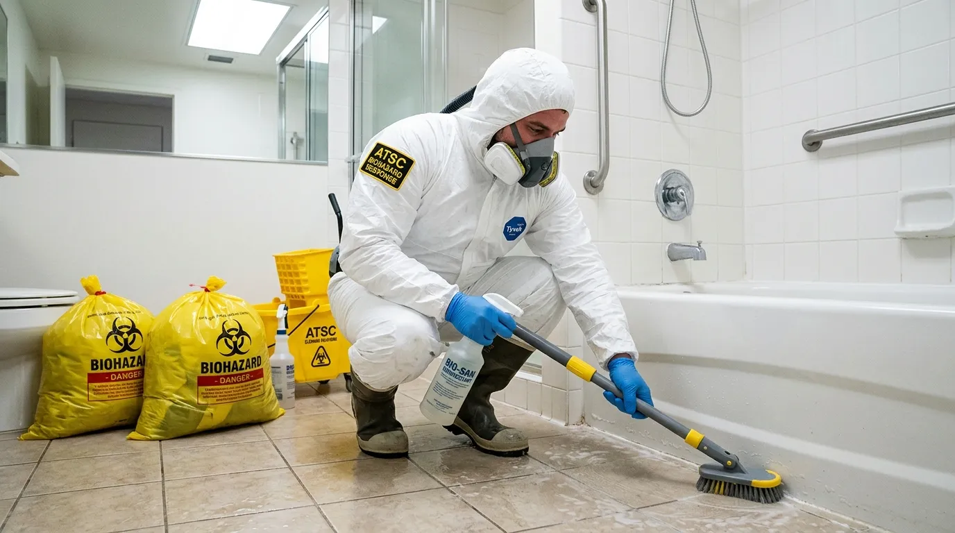 Decontamination equipment deployed for Blood Cleanup in Southeast Arcadia